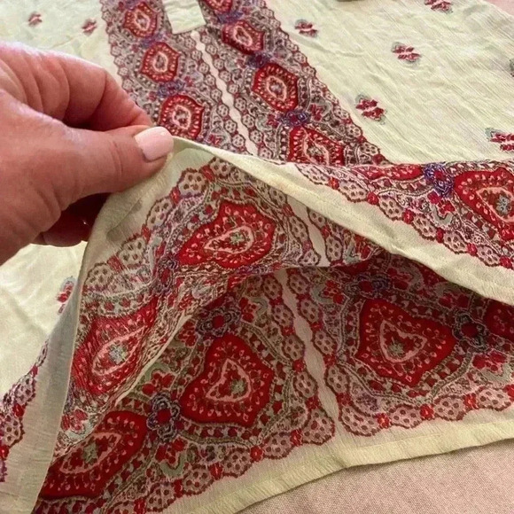 Anthropologie Women's Raga Boho Tunic Dress  viscose NEW size medium - Picture 13 of 14